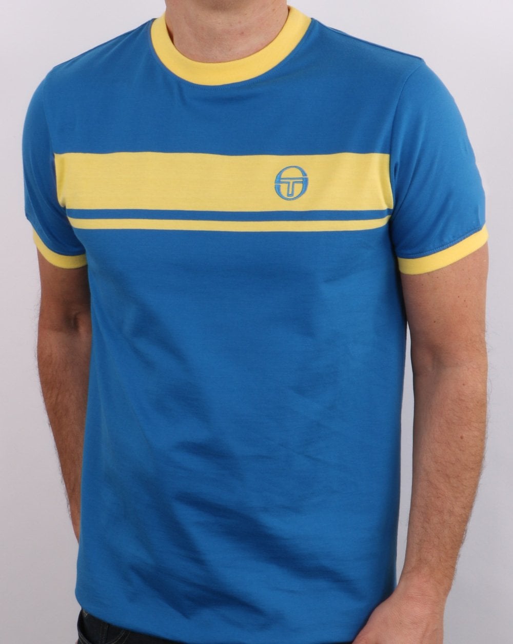 Sergio Tacchini Masters T Shirt Royal/yellow