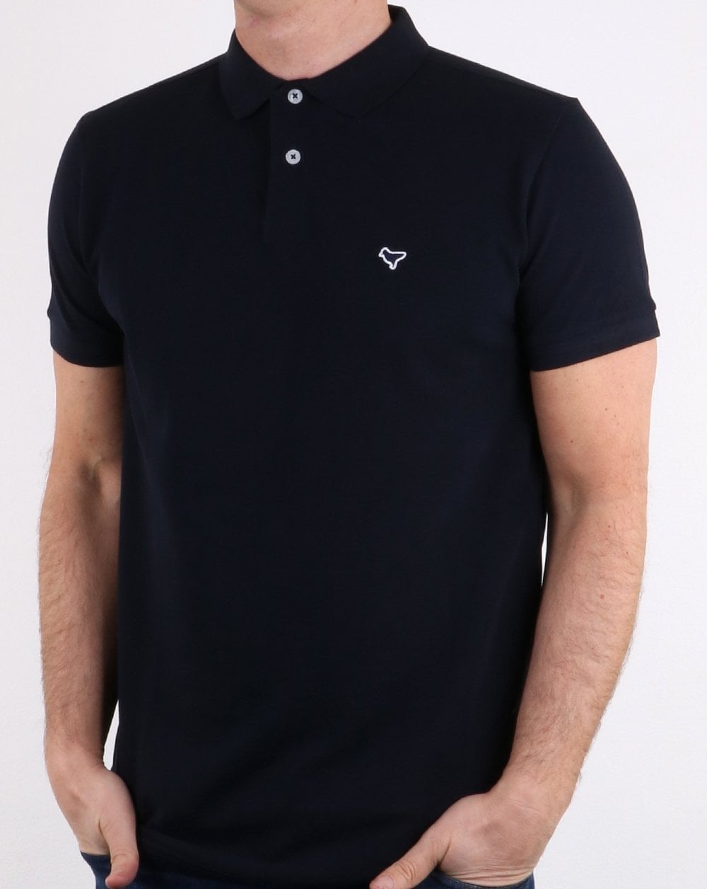 Weekend Offender Cannon Polo Shirt Navy