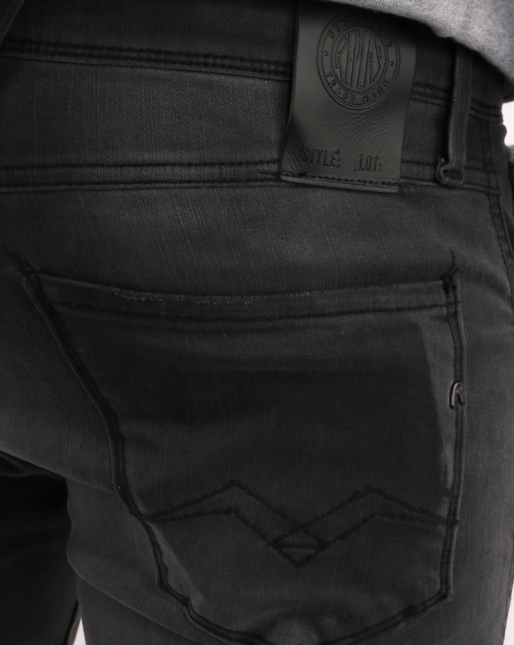 Replay Anbass Hyperflex Re-used Jeans Medium Grey
