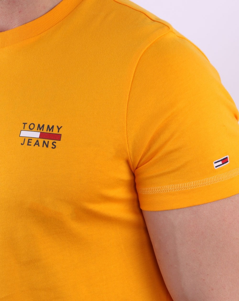Tommy Jeans Chest Logo T-shirt Florida Orange