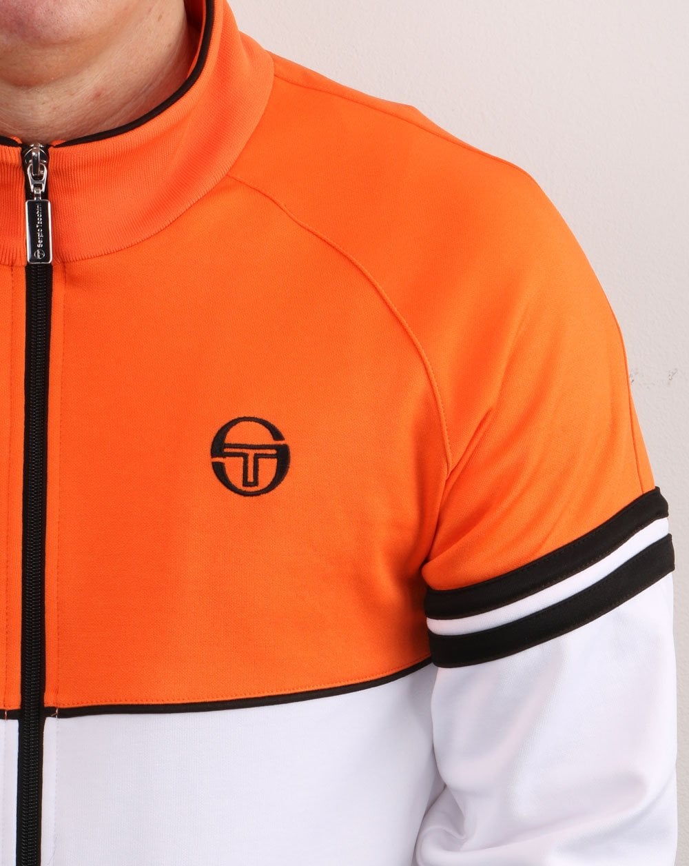 Sergio Tacchini Orion Track Top White/Orange