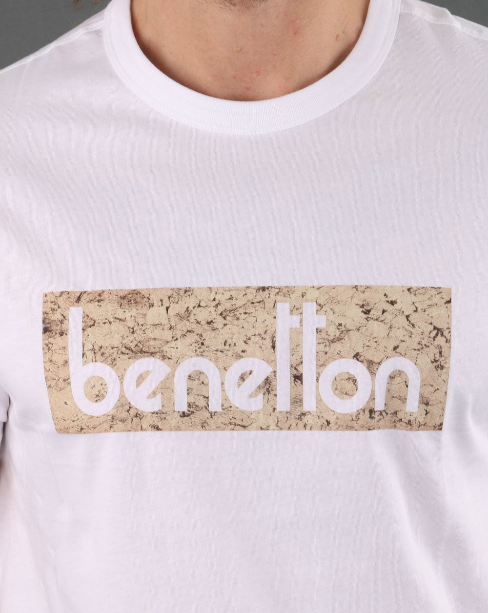 Benetton Classic Logo T-shirt White