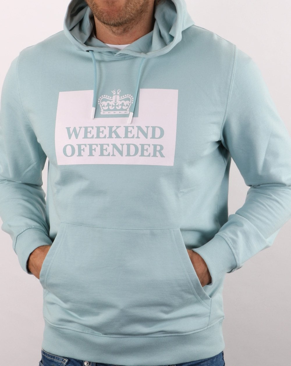 Weekend Offender Hm Service Classic Hoody Cloud Blue
