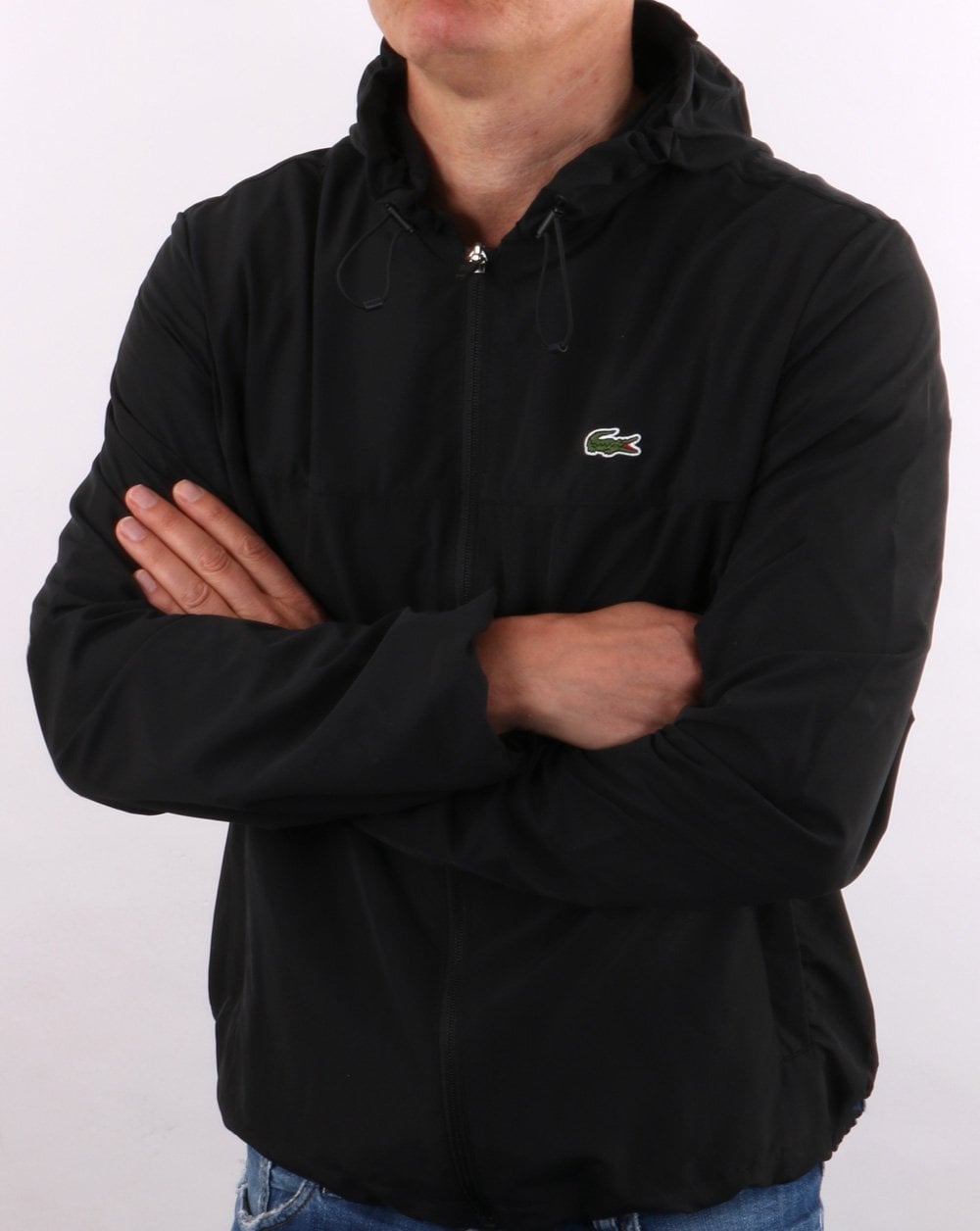 Lacoste Packable Windbreaker Black