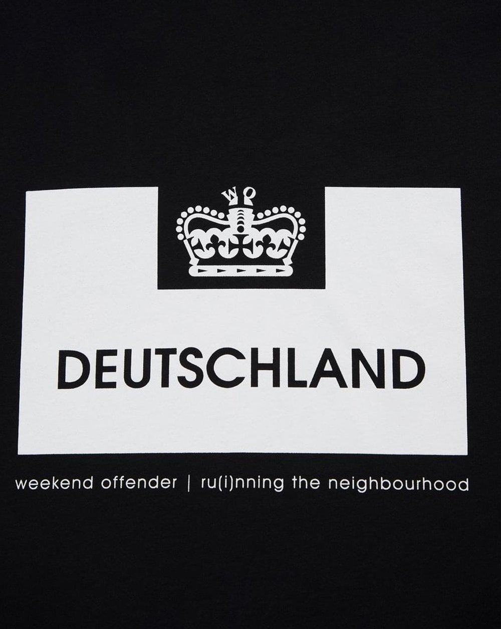 Weekend Offender Deutschland City Series T-shirt Black