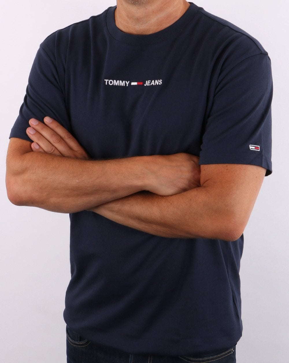 Tommy Jeans Logo T-shirt Navy