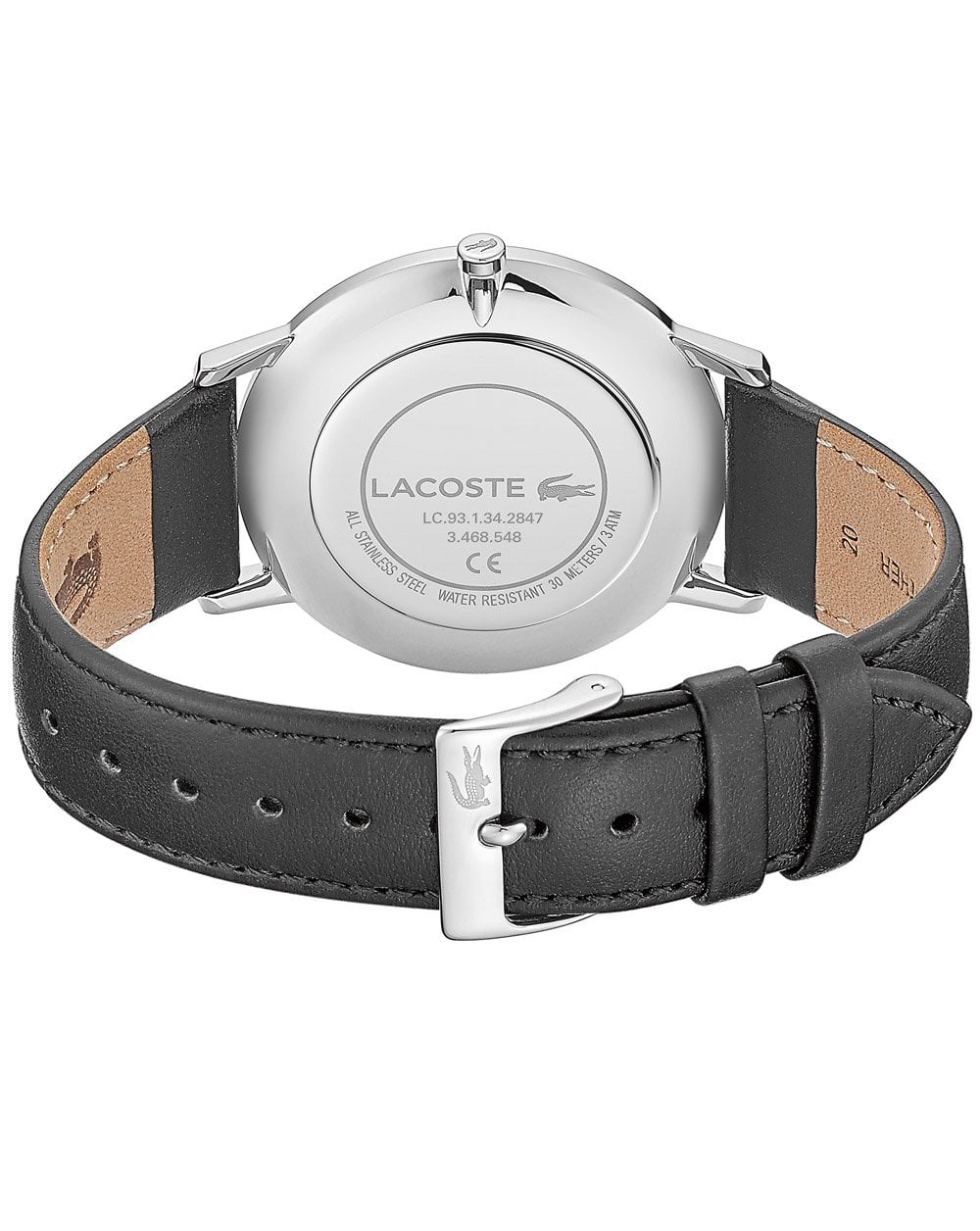 Lacoste Moon Watch Black Leather