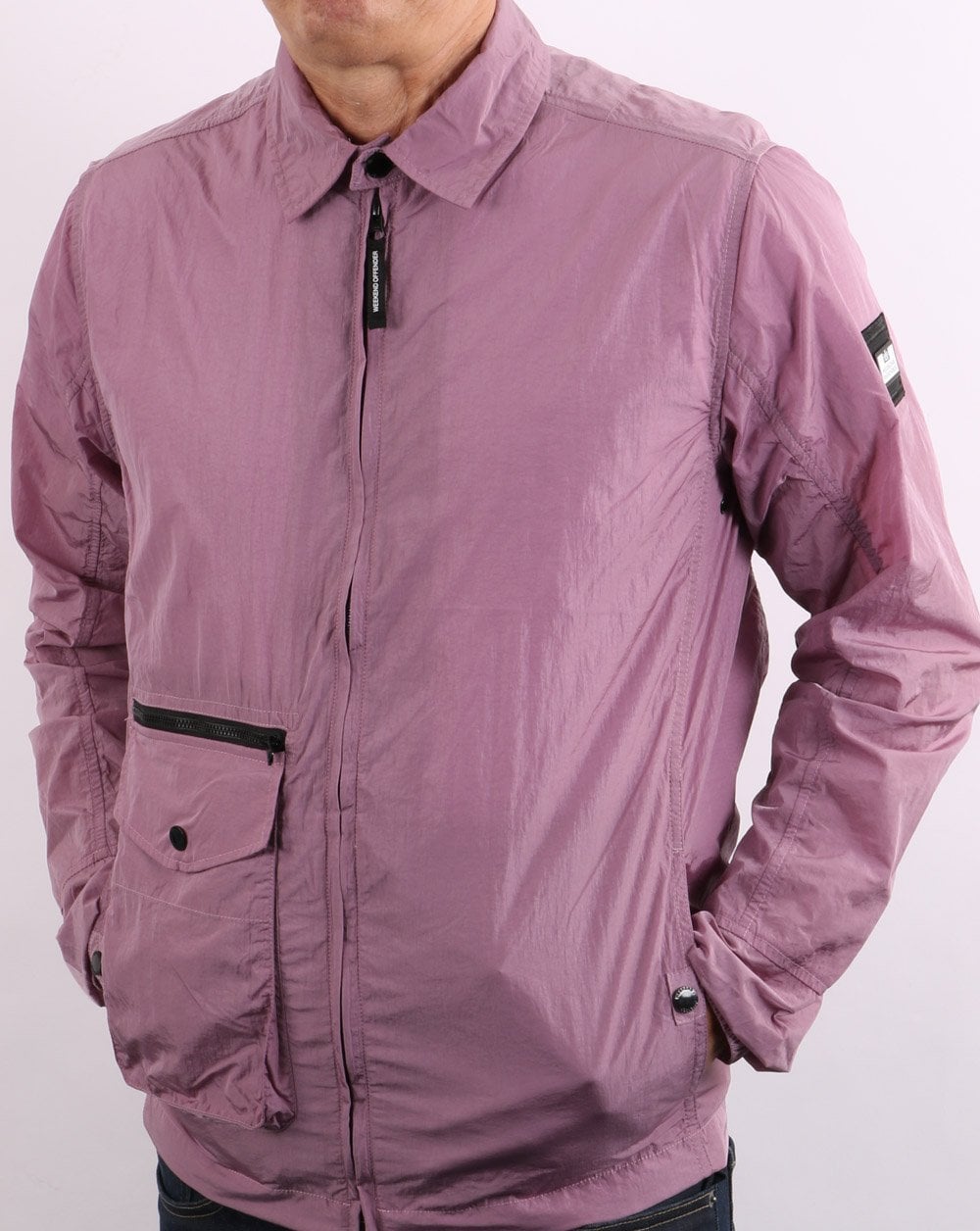 Weekend Offender Vinnie Overshirt Lilac Glow