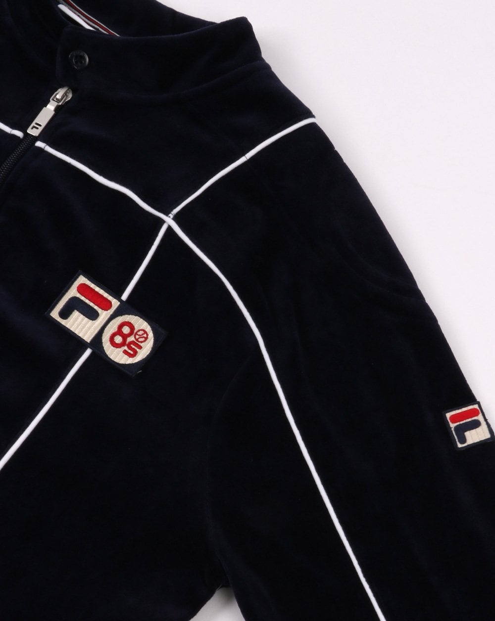 Fila Vintage Terrinda Velour Pro Badge Track Navy/white