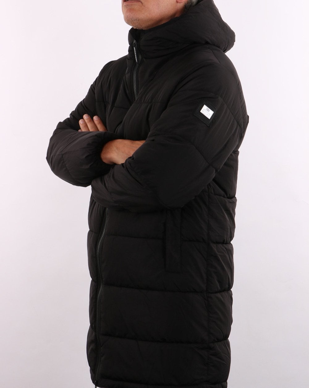 Weekend Offender Quilted Parka Black