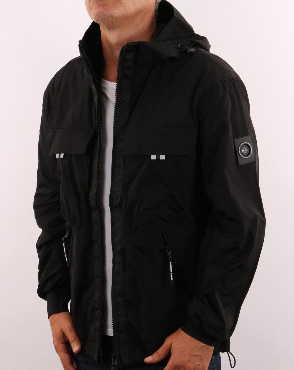 Marshall Artist Molecular Hooded Jacket Black