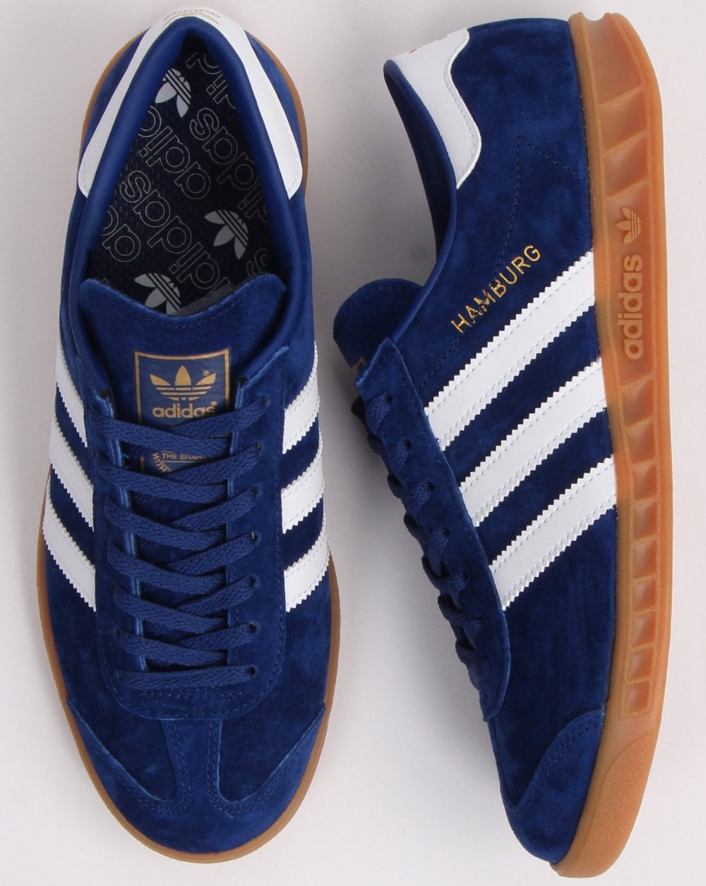 Adidas Hamburg Trainers Navy Blue/White