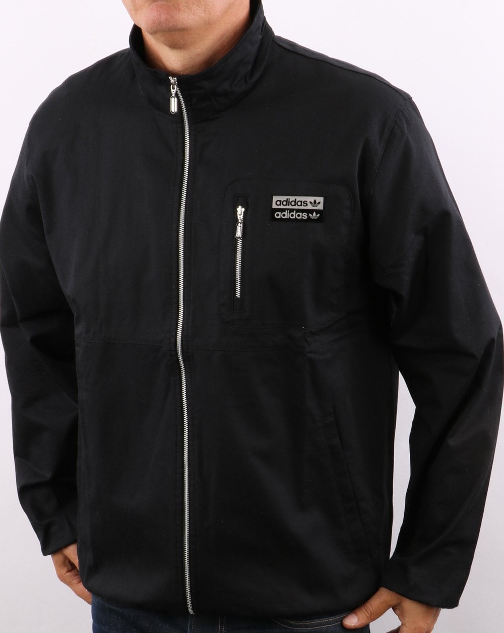 Adidas Originals Cotton Twill Jacket Black