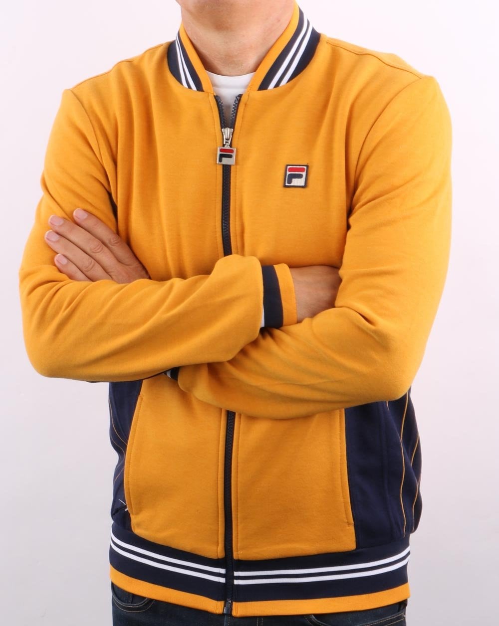 Fila Vintage Mk1 Settanta Track Top Gold/Navy