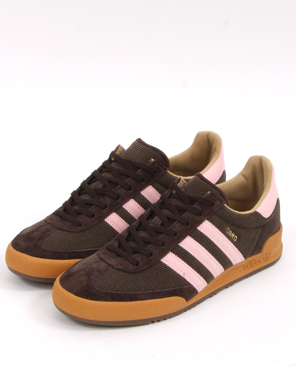 Adidas Cord Trainers Brown/Soft Pink