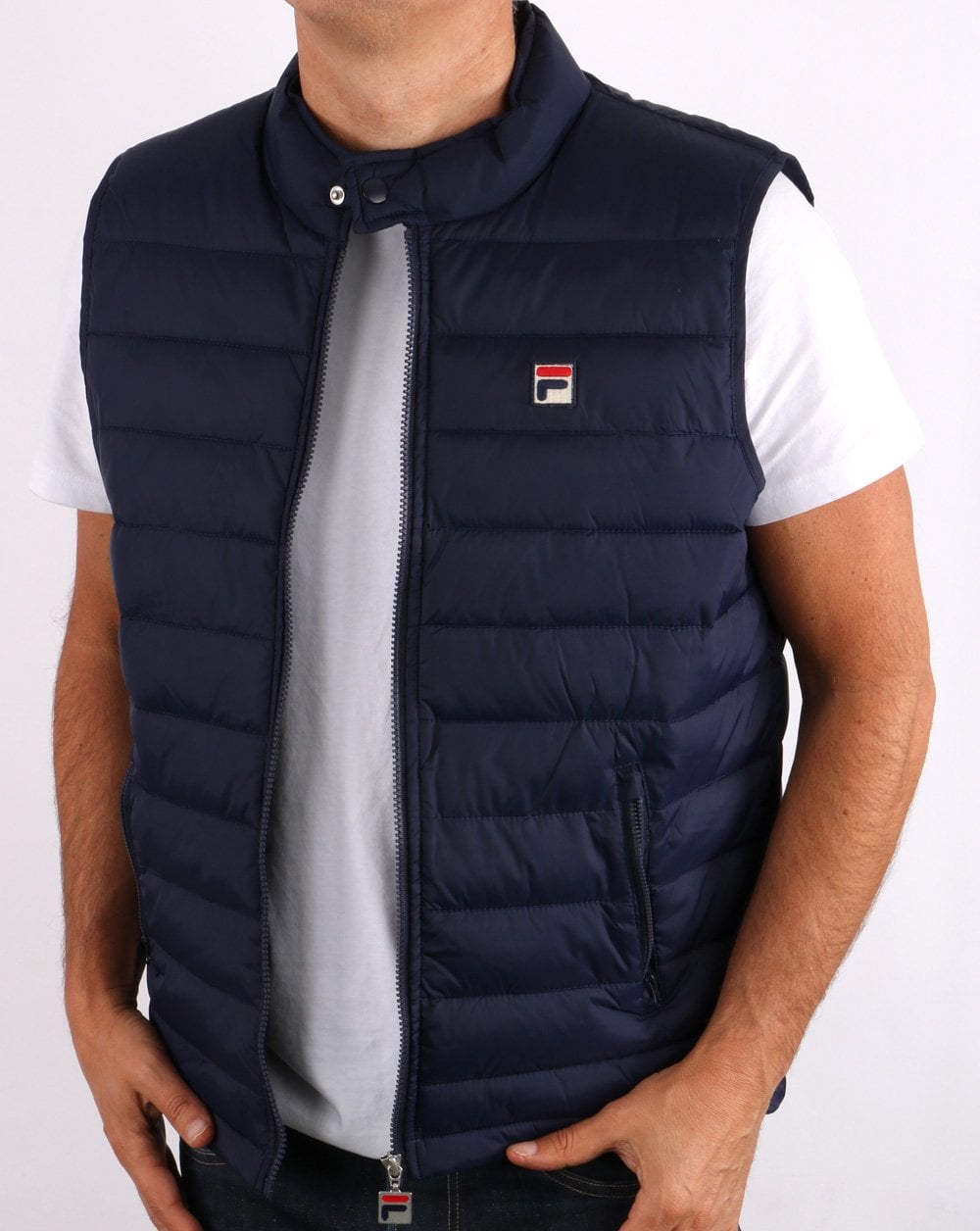Fila Vintage Emilio Gilet Navy
