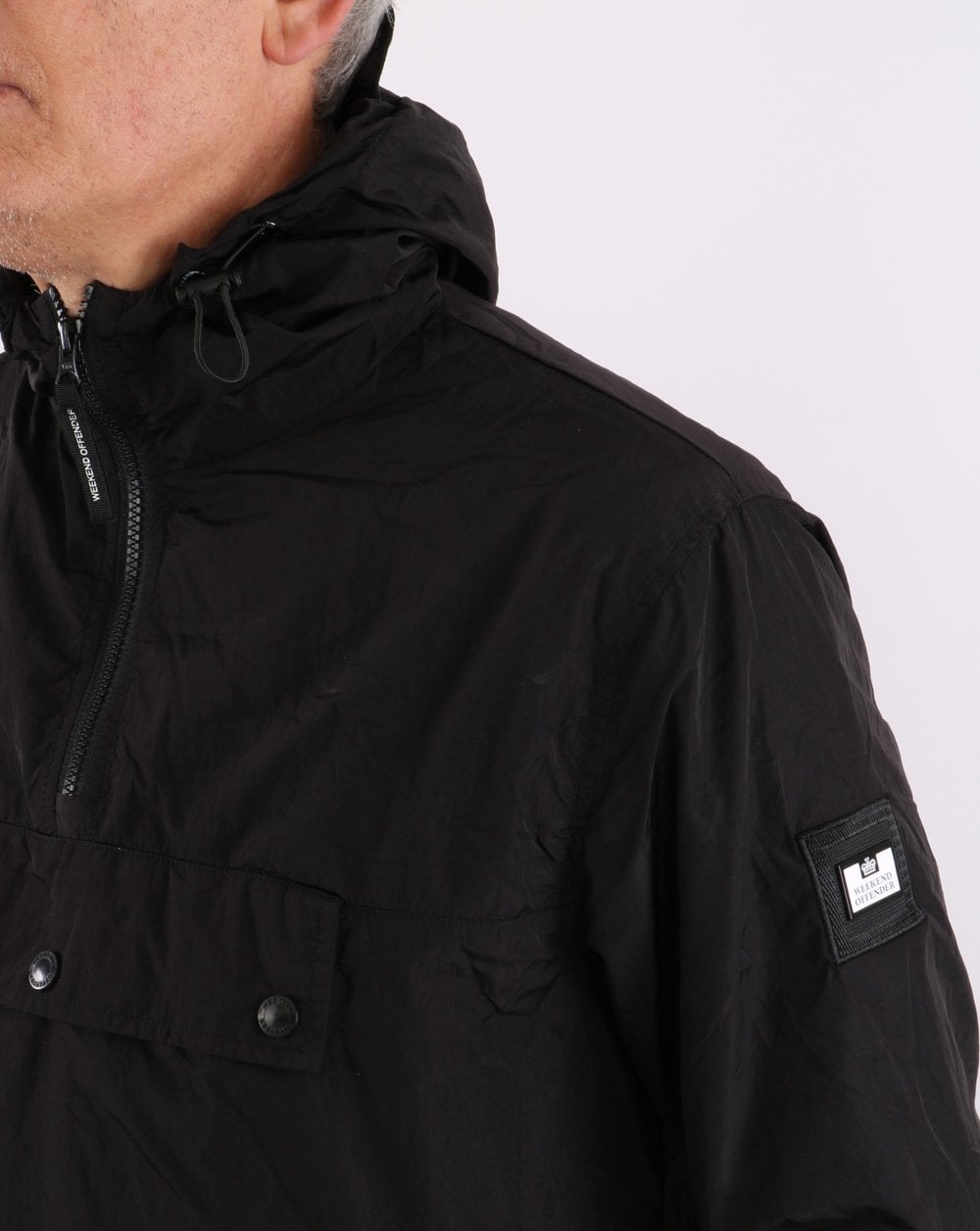Weekend Offender Manaus Overhead Jacket Black