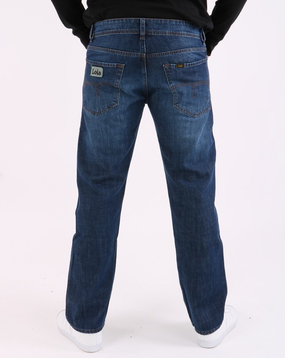 Lois Marvin Classic Straight Leg Jeans Vintage Wash