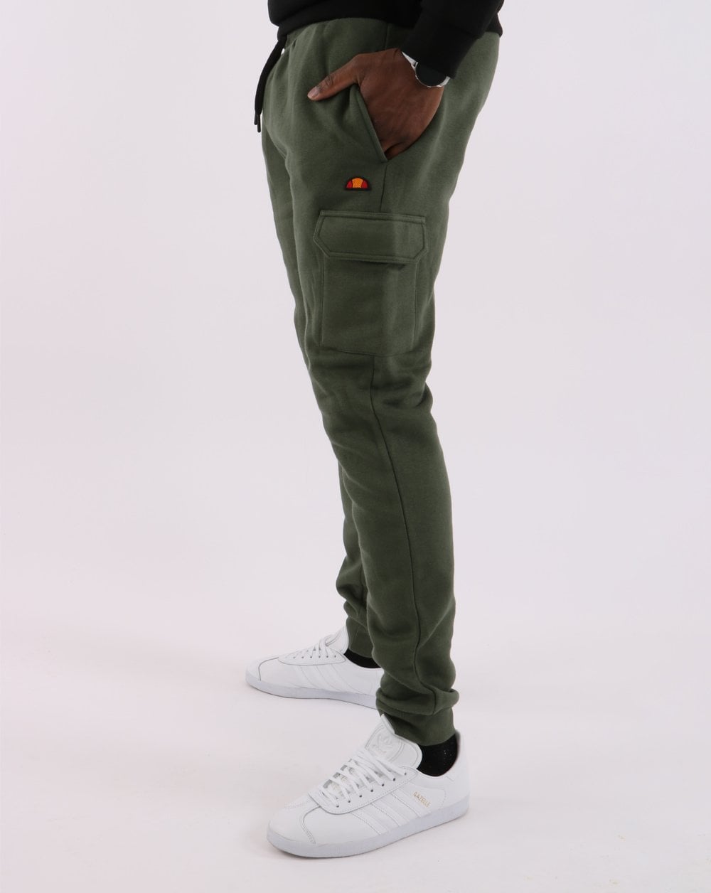 Ellesse Cargo Track Pants Dark Green