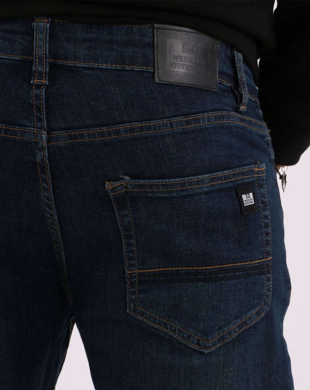 Weekend Offender Easy Fit Jeans Dark Vintage