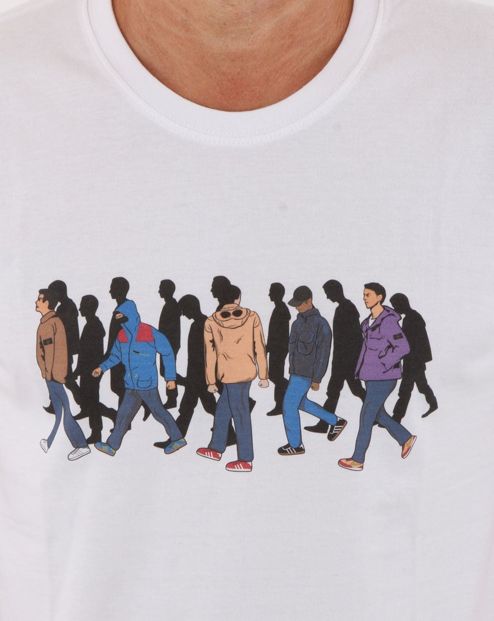 80s Casuals Saturday 3pm KO T-shirt White