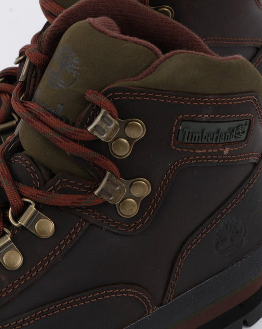 Timberland Timberland Euro Leather Hiker Boots Mid Brown