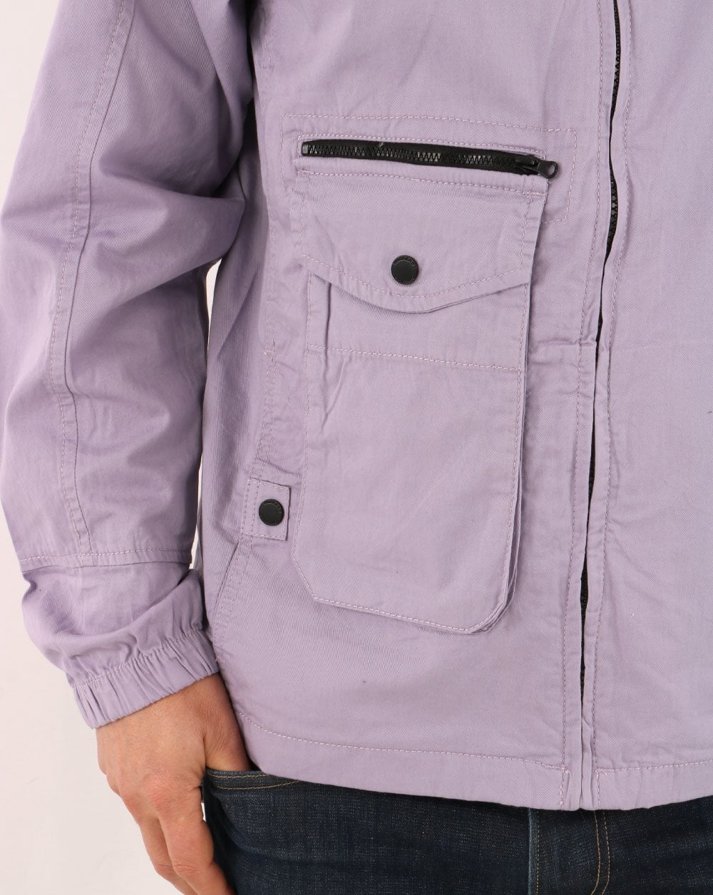 Weekend Offender Vinnie Overshirt Soft Lilac