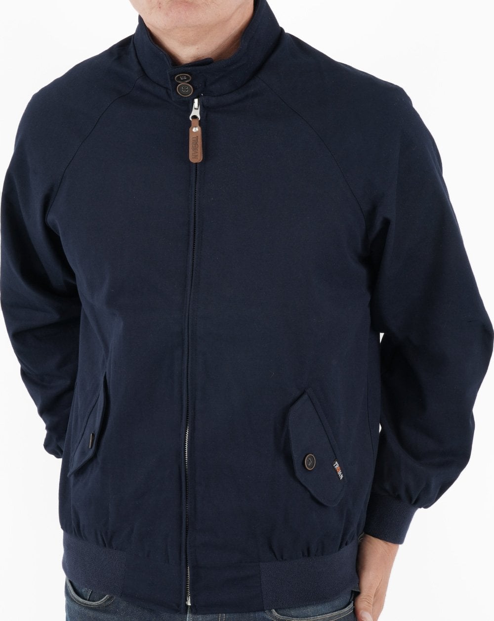 Trojan Harrington Jacket Navy