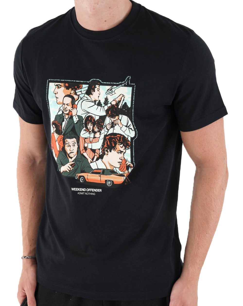 Weekend Offender Henry T-shirt Black