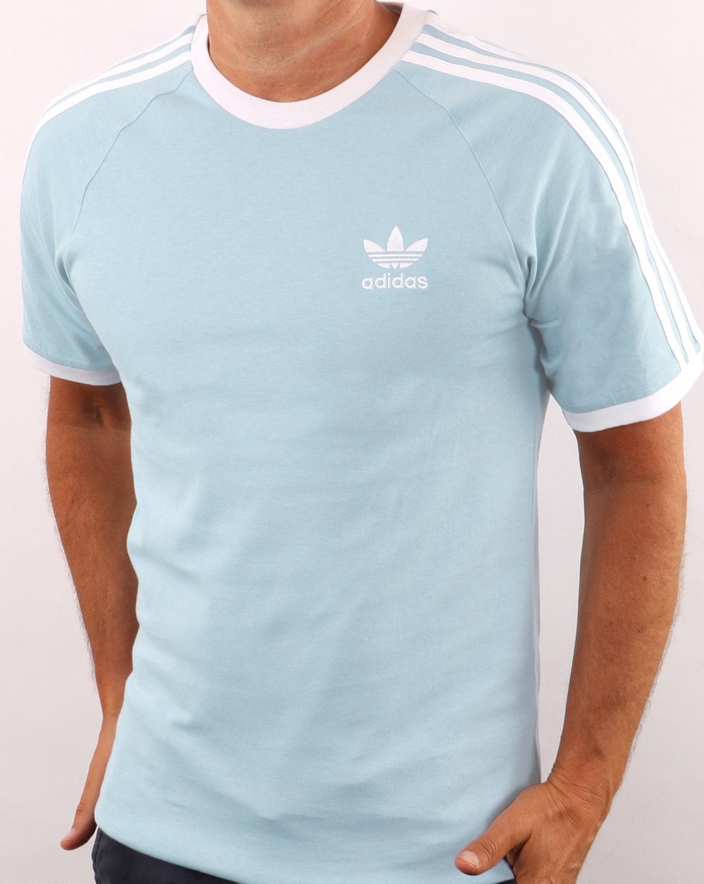 Adidas Originals Trace T Shirt Ice Blue