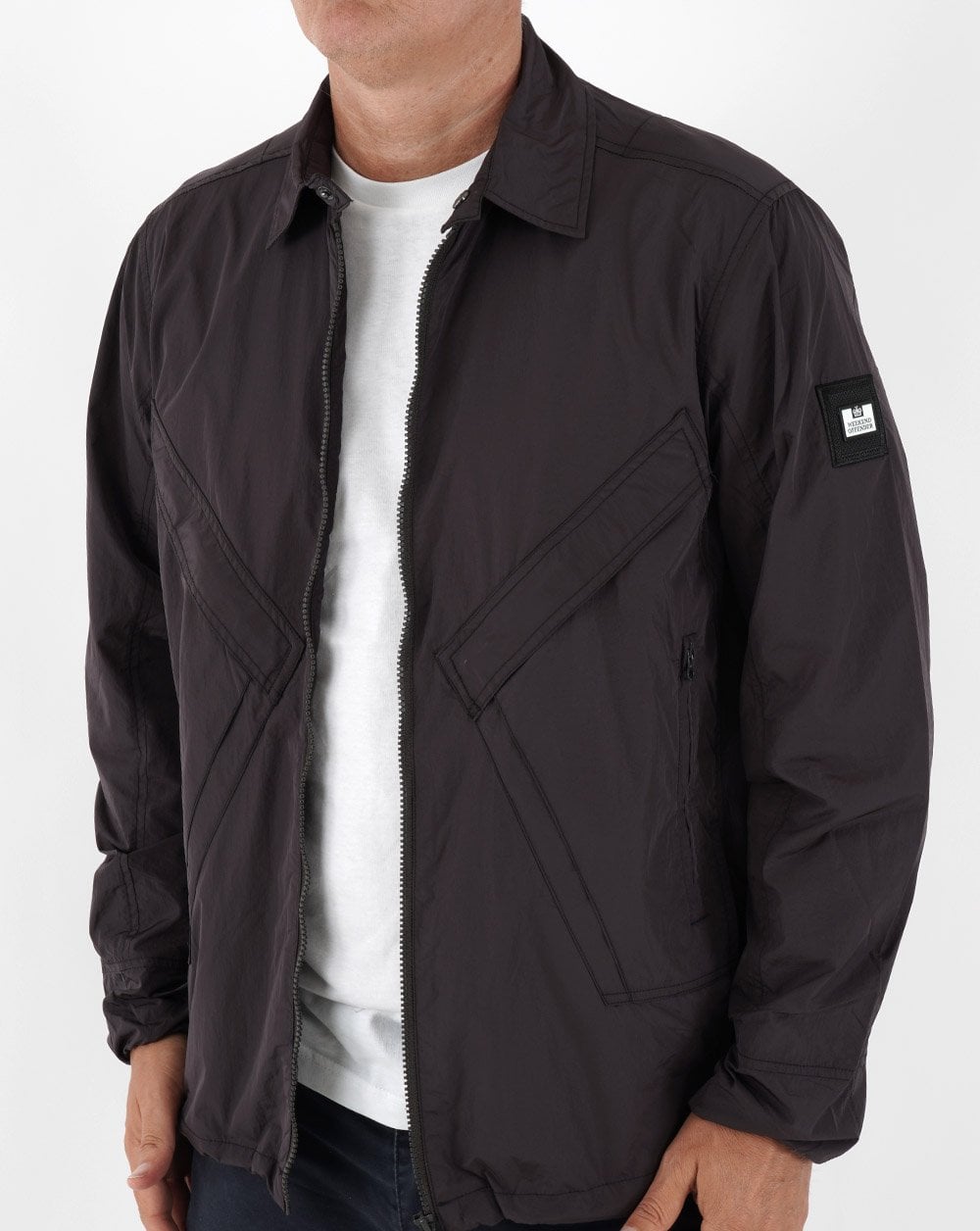 Weekend Offender Arrow Overshirt Dark Cherry