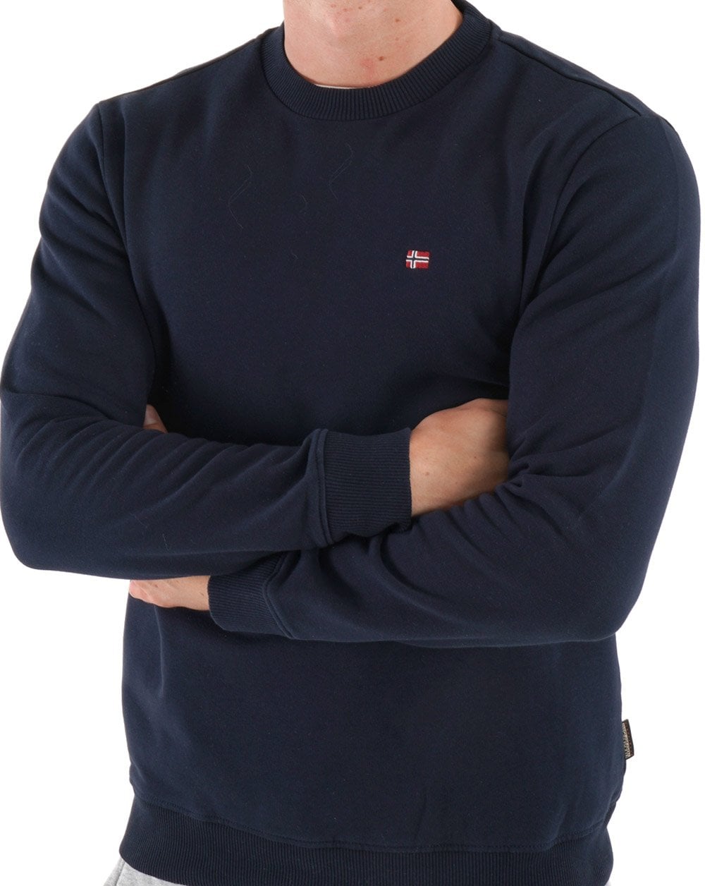 Napapijri Balis Crew Neck Sweatshirt Dark Blue