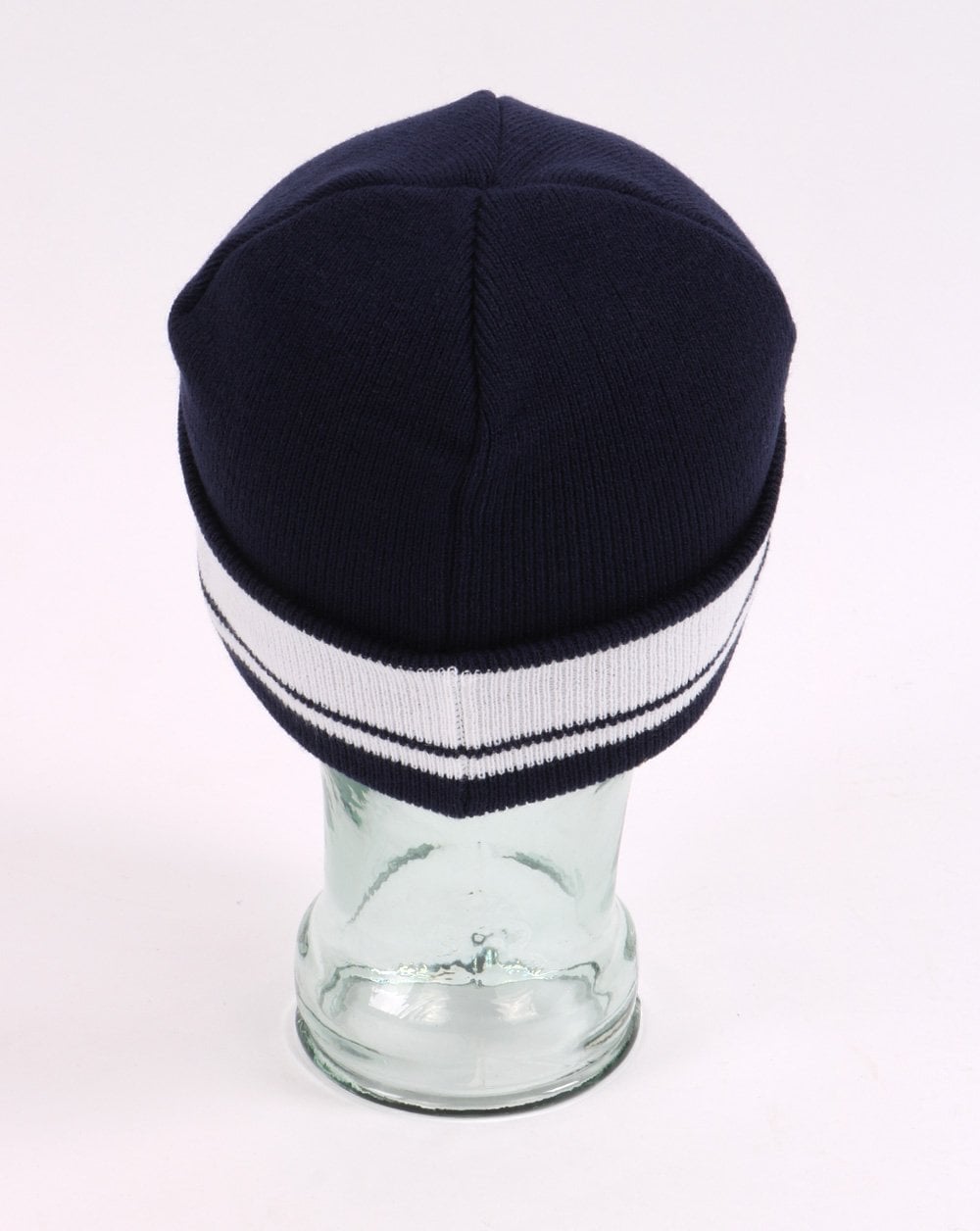 Sergio Tacchini Sellars Turn Up Beanie Navy Blue/White