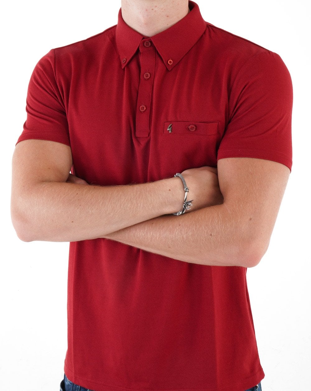 Gabicci Vintage Ladro Polo Shirt Red