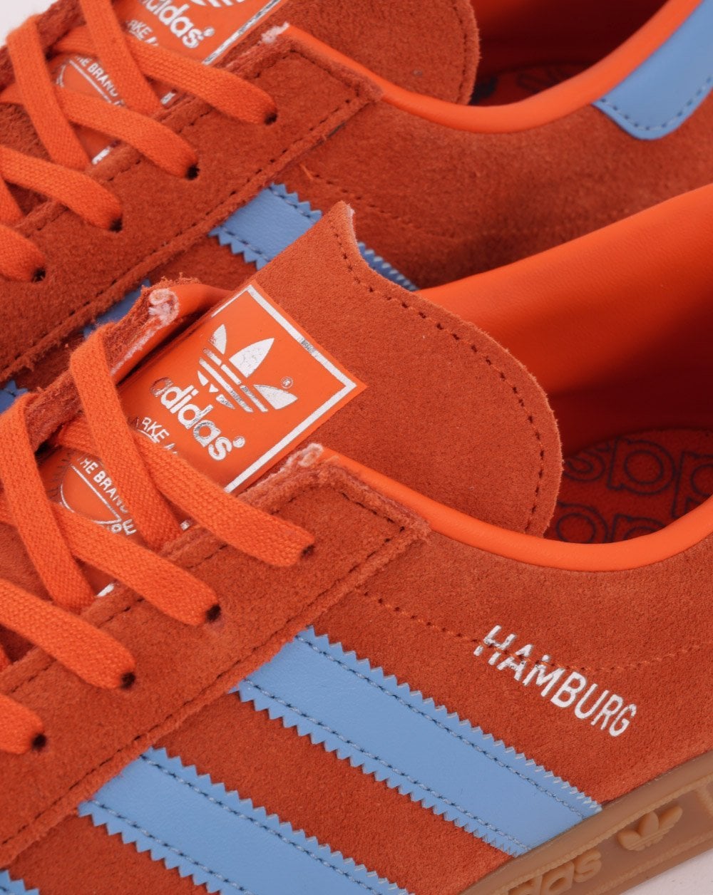 Adidas Hamburg Trainers Orange/Light Blue