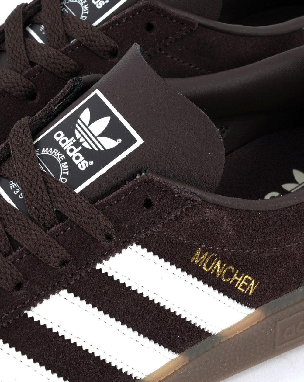 Adidas Munchen Trainers Brown/Off White