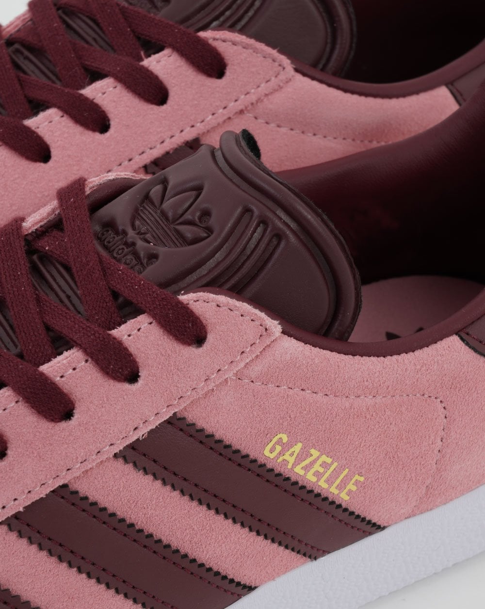 Adidas Gazelle Trainers Pink/Burgundy