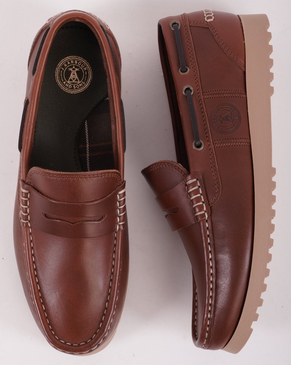Barbour Fairway Shoe Cognac