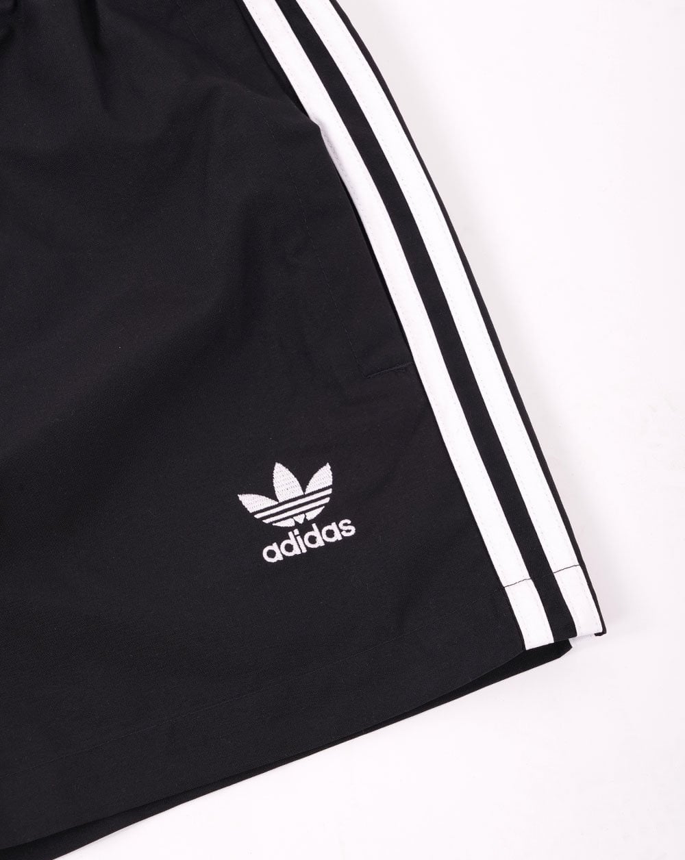 Adidas Originals 3 Stripes Swim Shorts Black