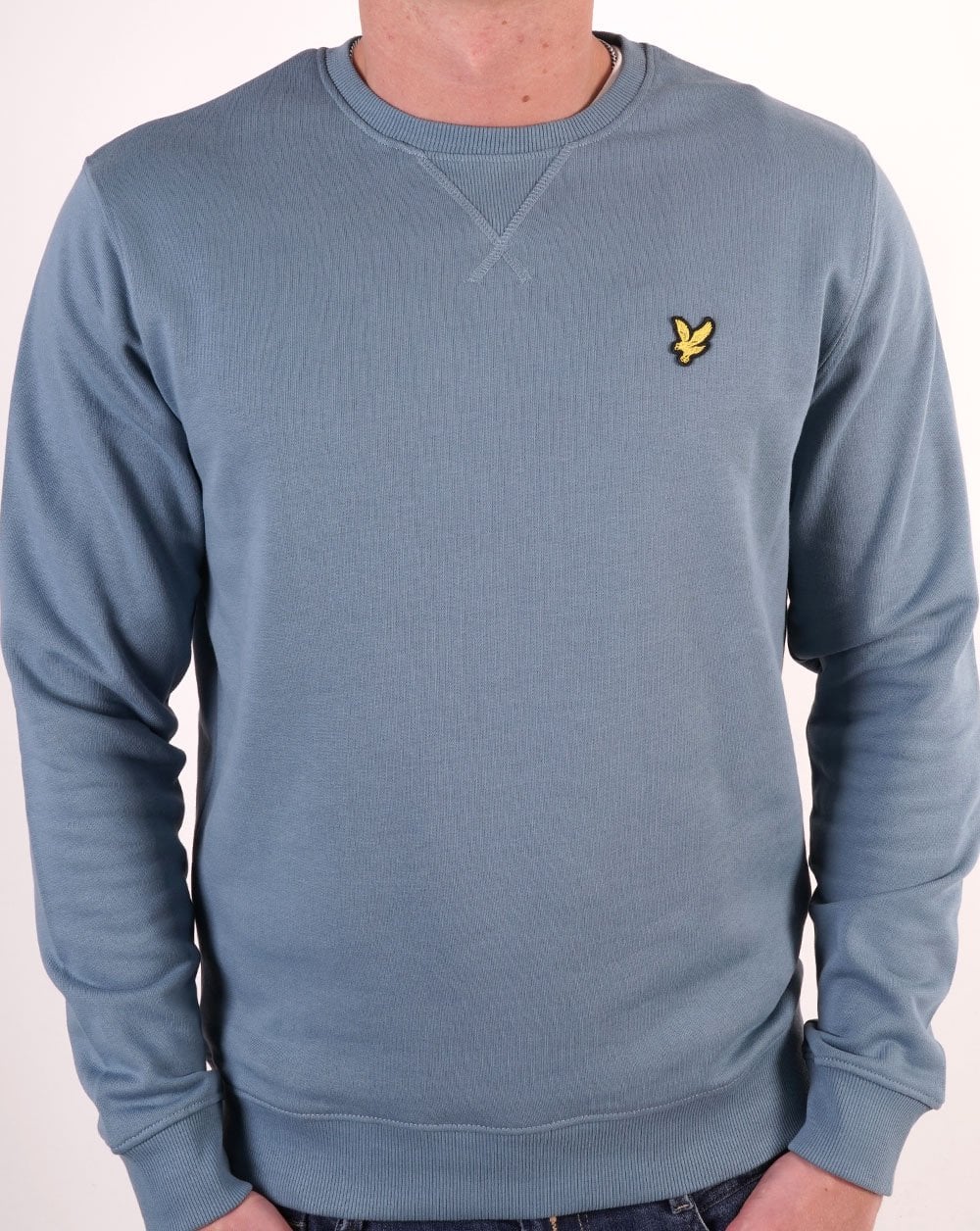 Lyle & Scott Crew Neck Sweatshirt Skipton Blue