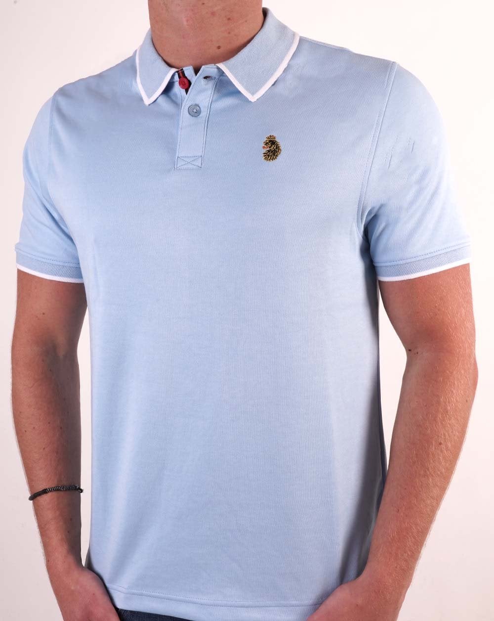 Luke Sport Meadtastic Polo Shirt Sky Blue