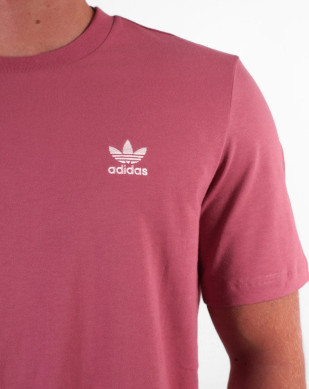 Adidas Originals Essential T Shirt Pink Strata