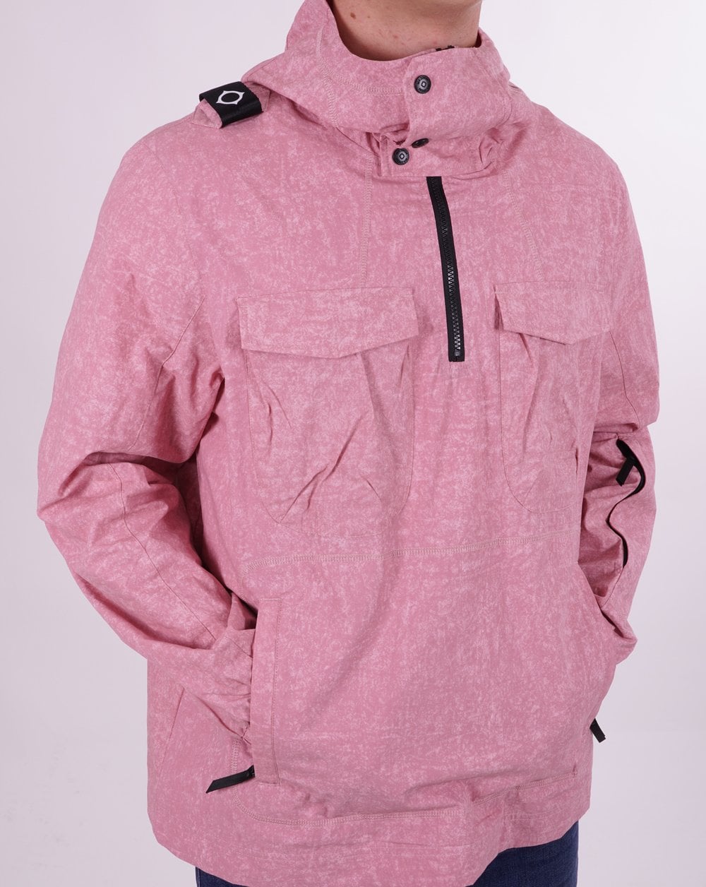 Ma.strum Tie Dye Smock Mud Pink