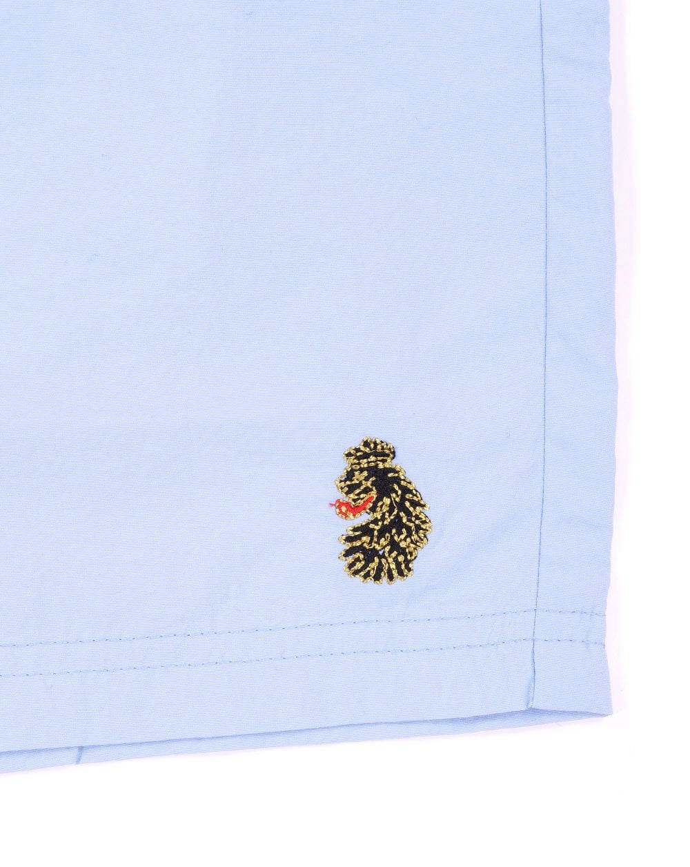 Luke Gold Lion Swim Shorts Sky Blue