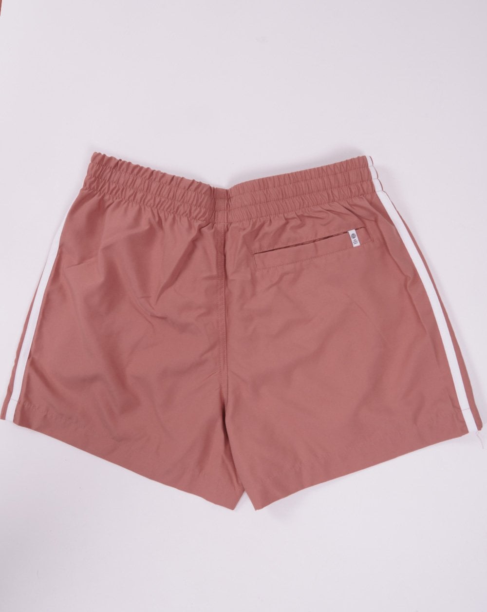 Adidas Originals 3 Stripes Swim Shorts Clay