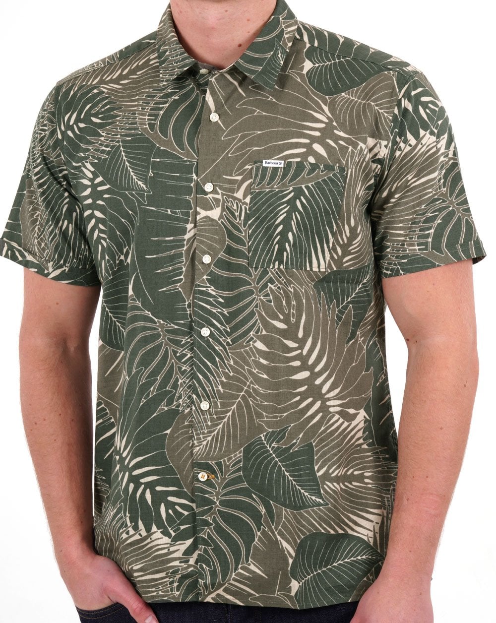 Barbour Corwall Summer SS Shirt Olive