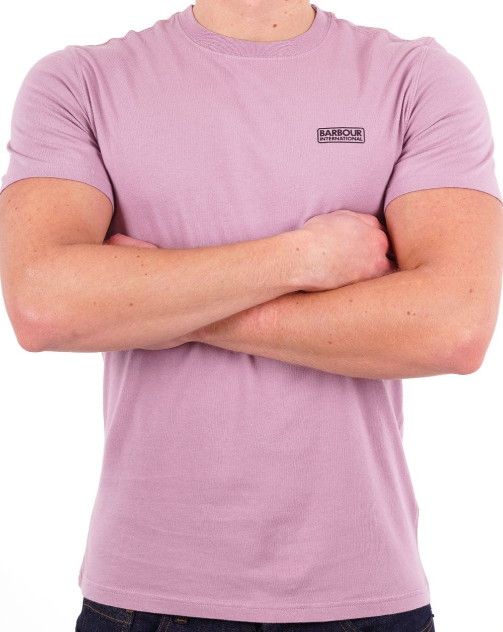 Barbour International Small Logo T-shirt Soft Purple