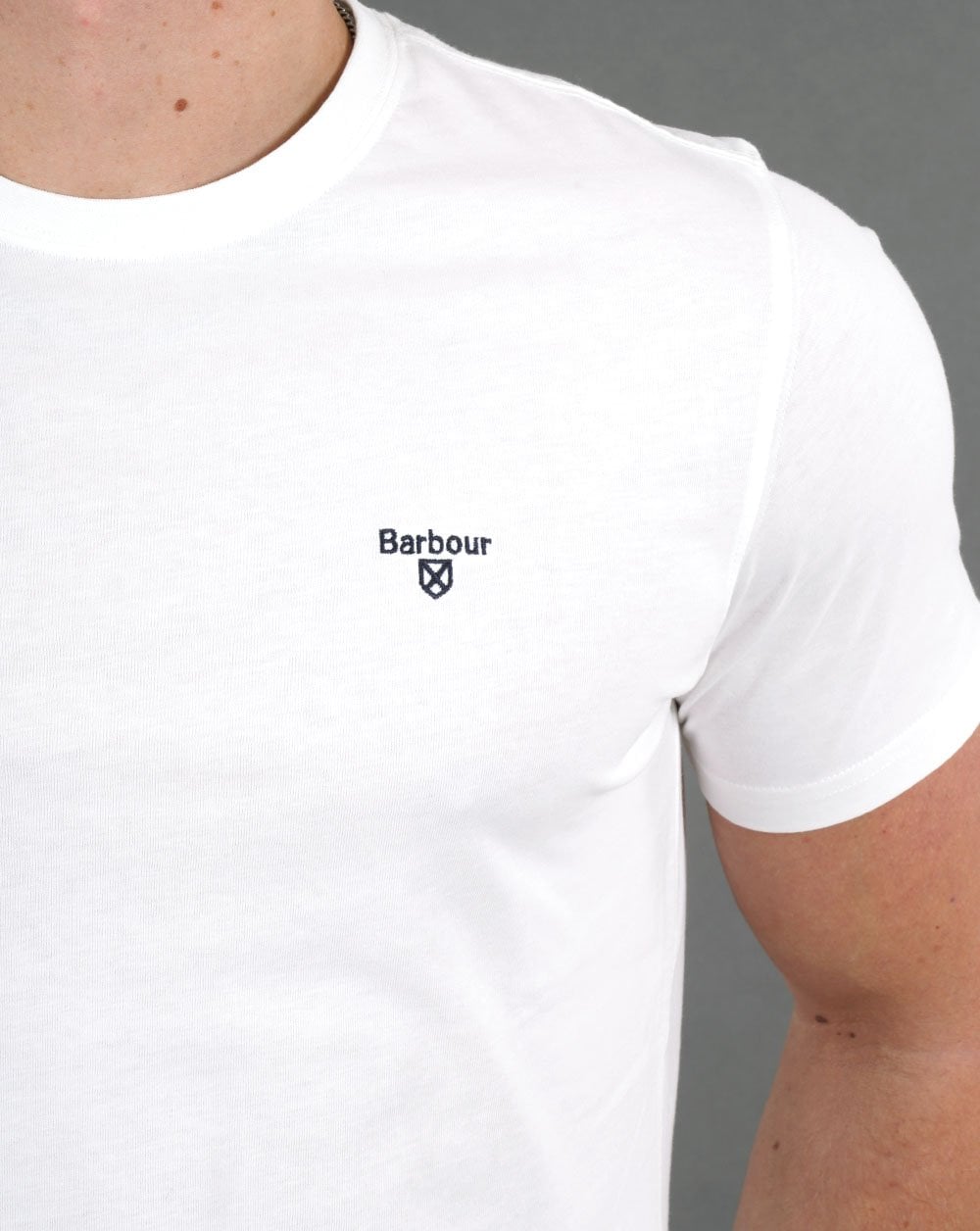 Barbour Sports T Shirt White