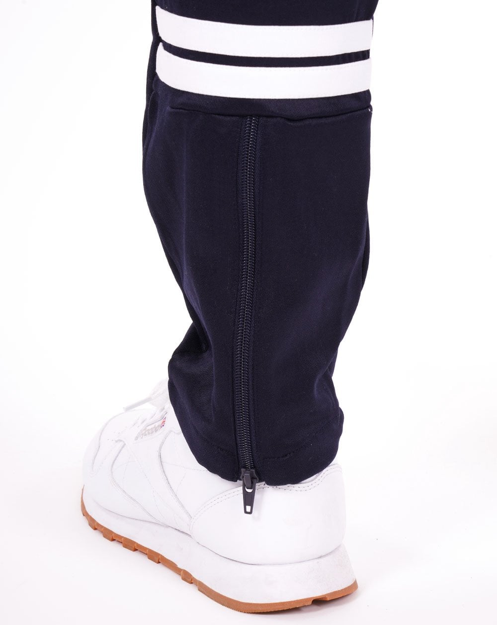 Sergio Tacchini Zip Bottom Track Pants Dark Navy