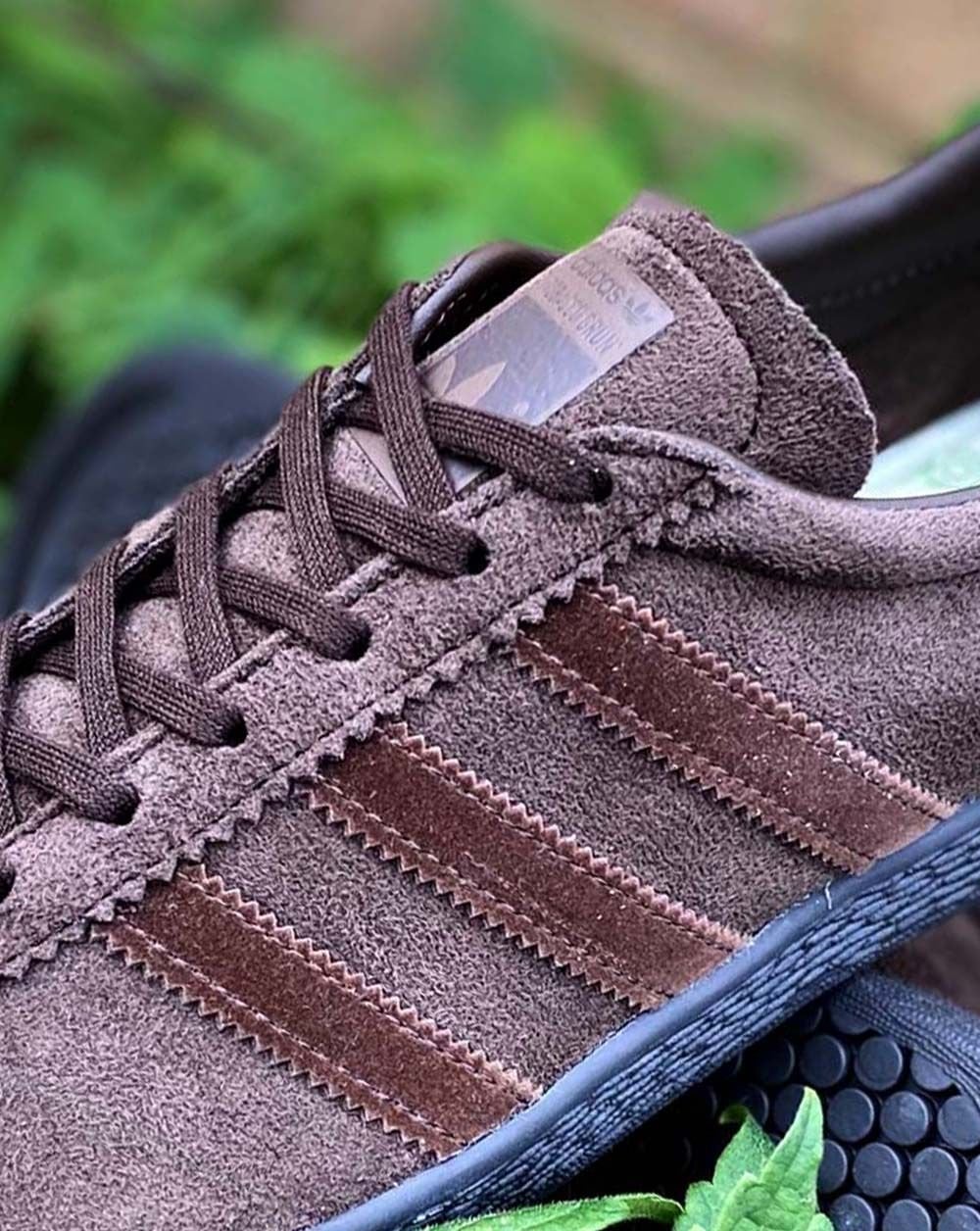 Adidas Tobacco Trainers Dark Brown